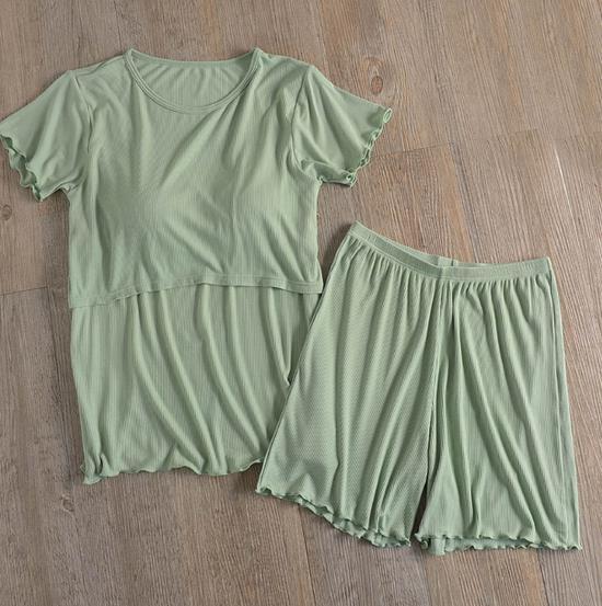 Charlotte Nursing and Maternity 2 Piece Short Sleep Set