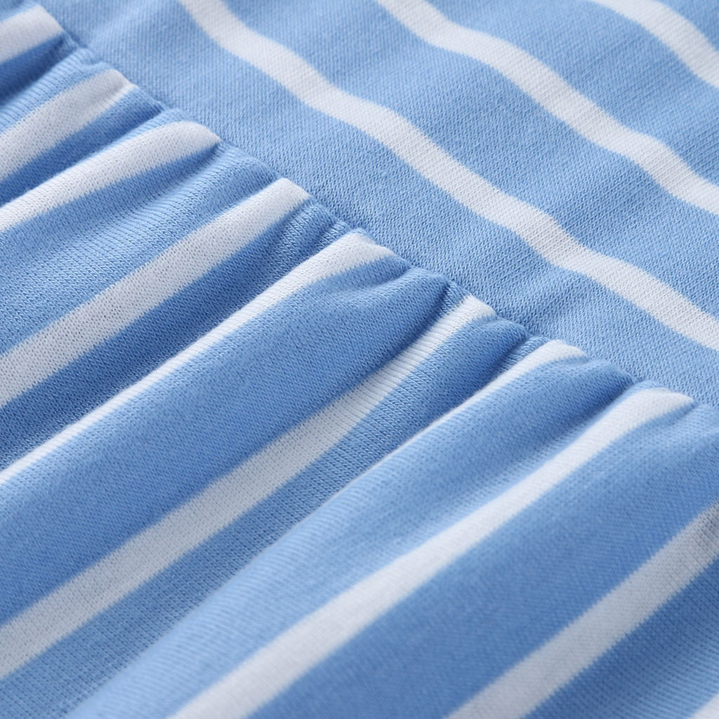 Candy Stripe Maternity Baby Doll Blouse