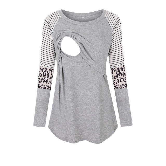 Heidi Maternity/Nursing Raglan Top