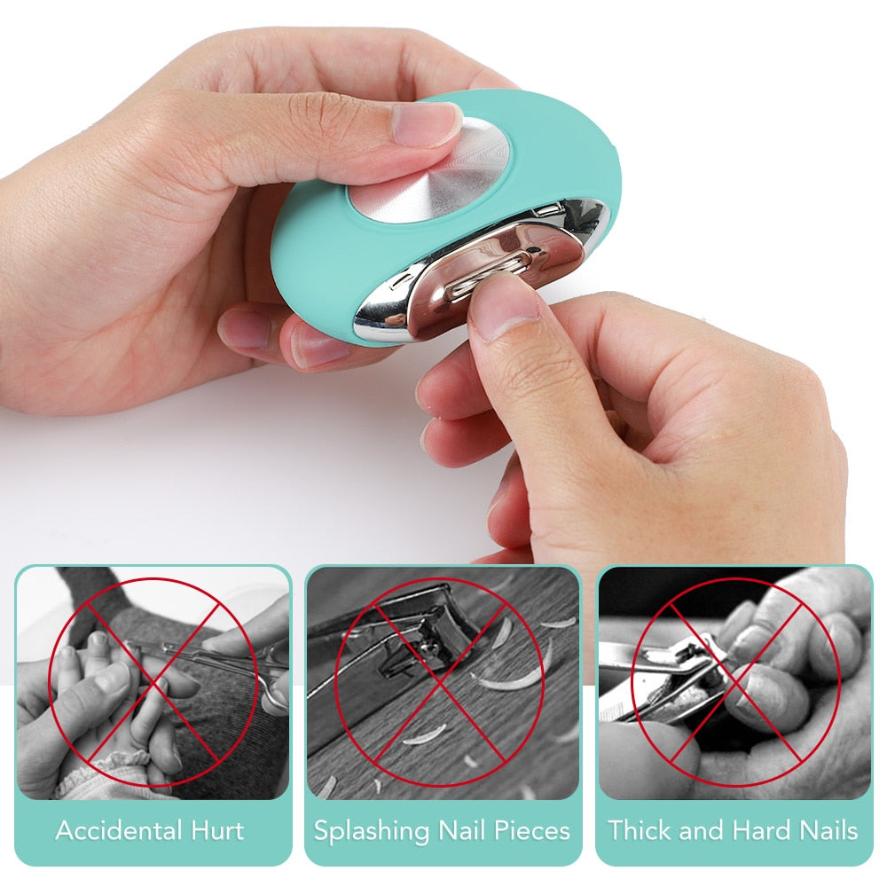 Mini Portable Smart Nail Trimmer for Mom, Kids and Baby
