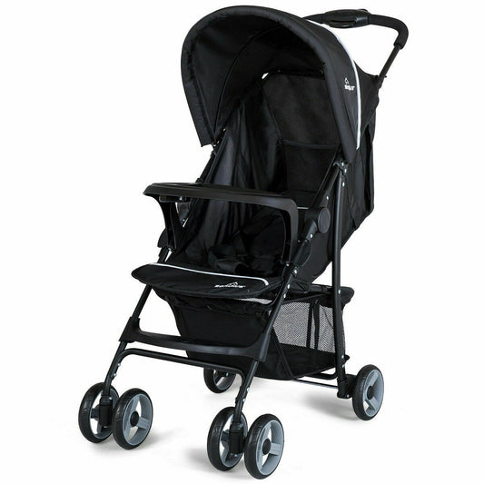 Foldable Lightweight Baby Stroller with 5-Point Safety System