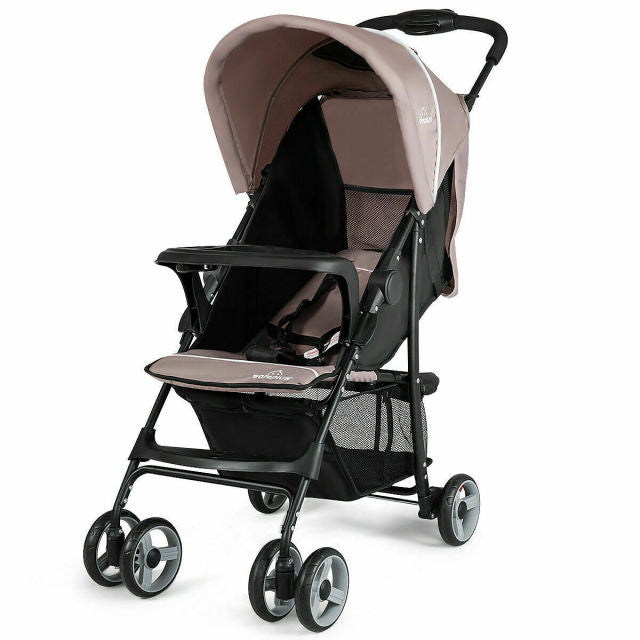 Foldable Lightweight Baby Stroller with 5-Point Safety System
