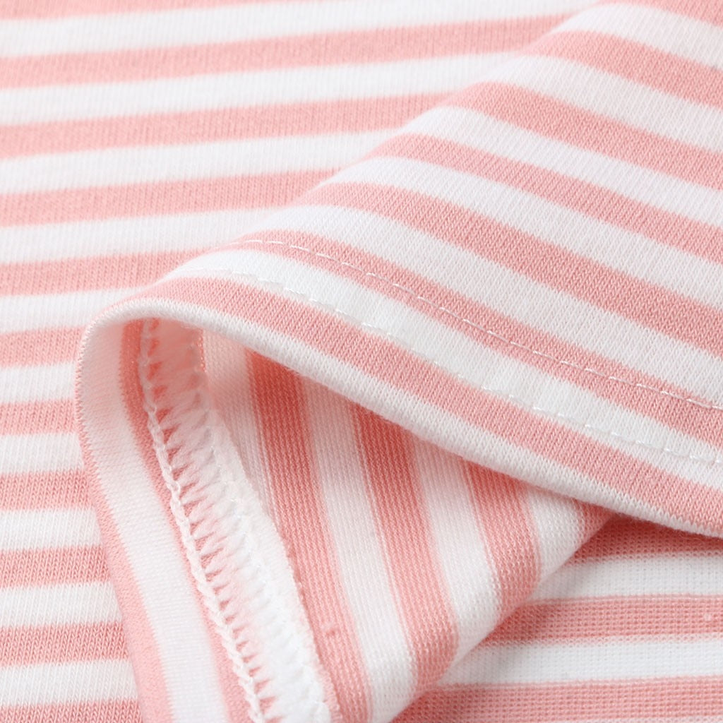 Minka Floral Stripe Maternity/Nursing Blouse