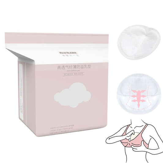 Disposable Breastfeeding Nursing Pads. Breathable Slim Super Absorbent Cotton Nursing PadI- 100pcs