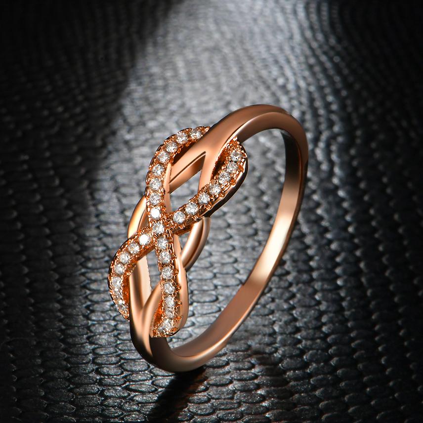 Infinity Love Micro Crystal Ring