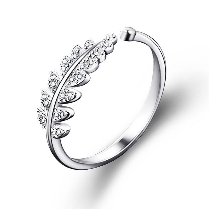 Leaf Open Design Adjustable Ring