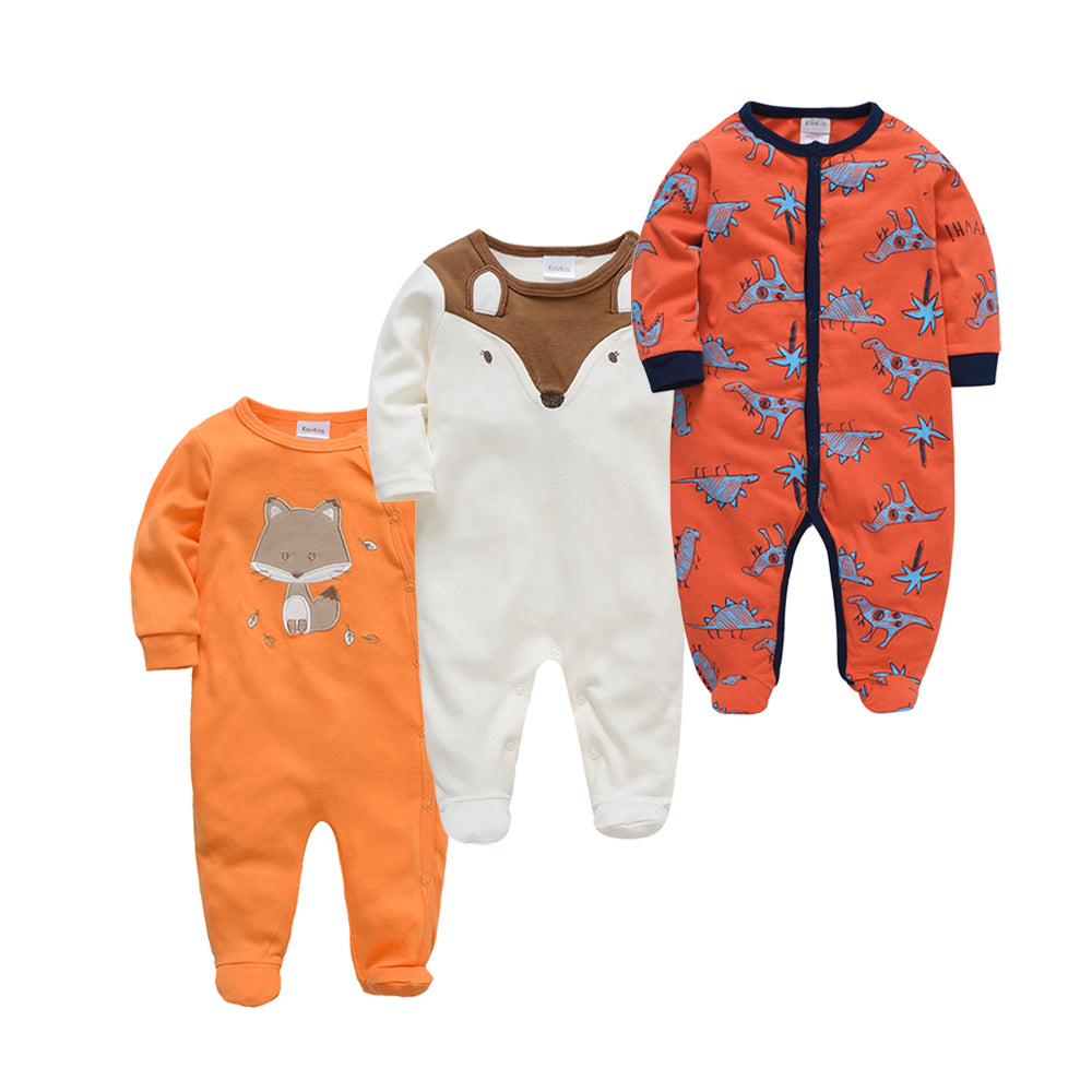 New Born Baby Sleepers - 4 Pack