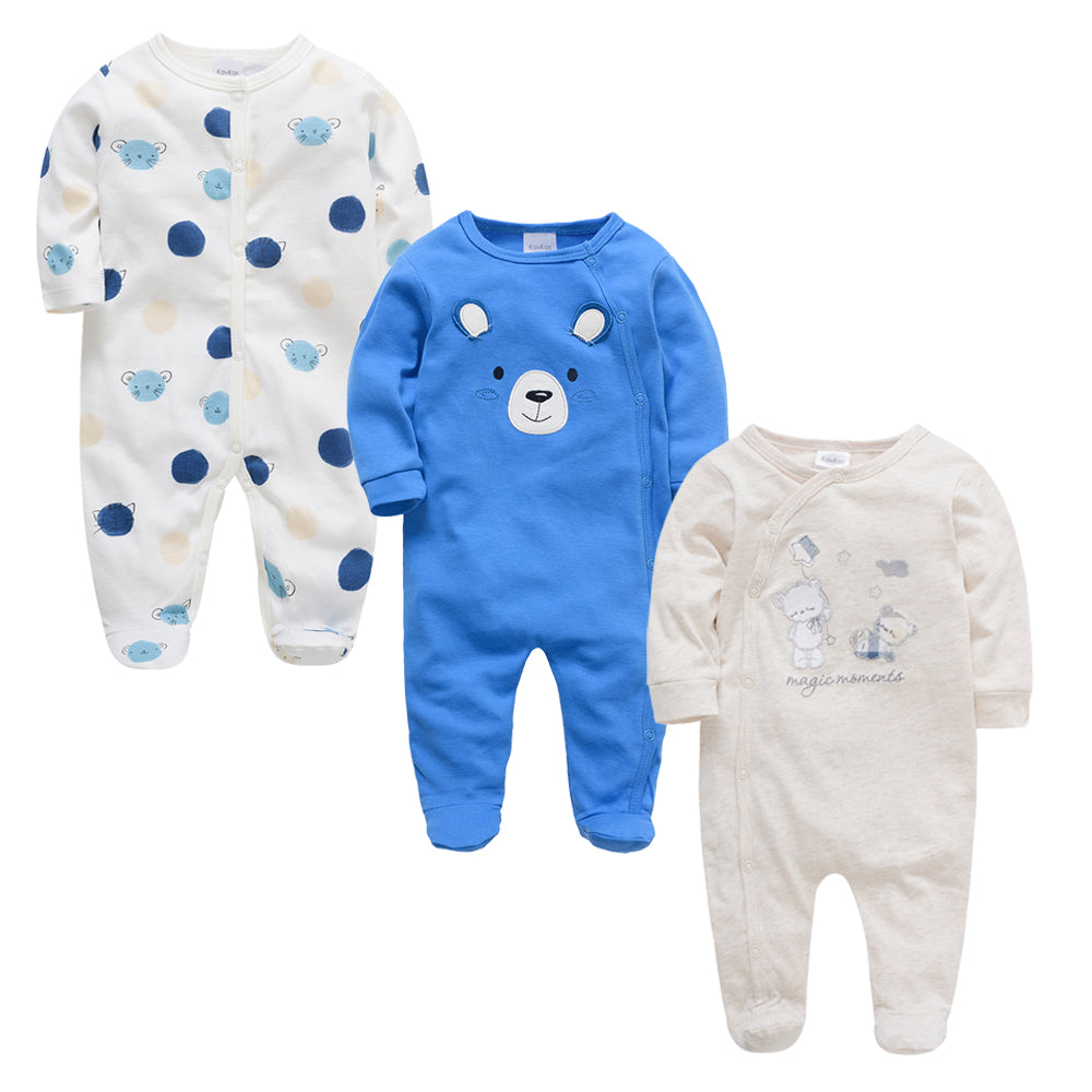 New Born Baby Sleepers - 4 Pack