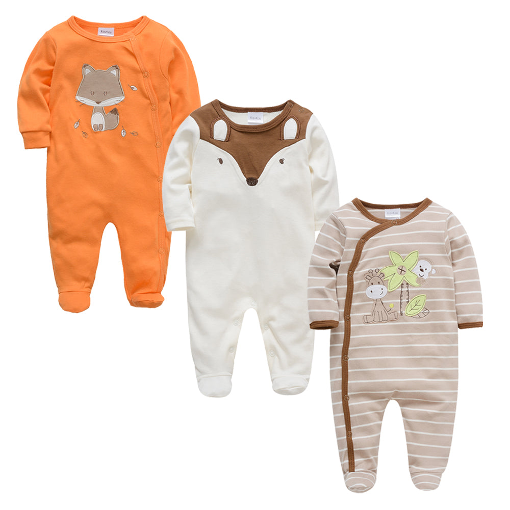 New Born Baby Sleepers - 4 Pack