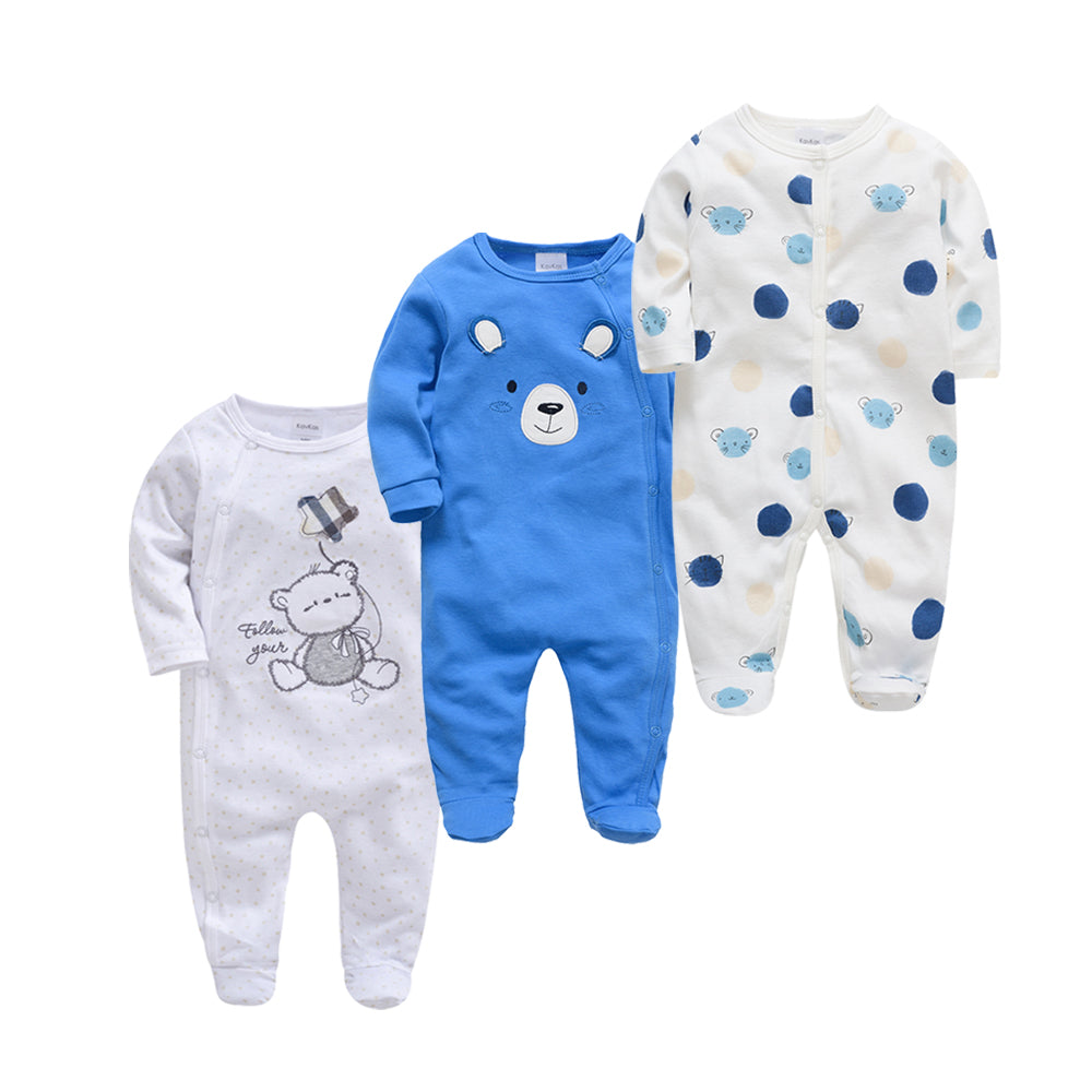 New Born Baby Sleepers - 4 Pack