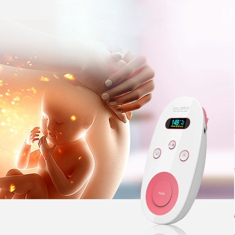 Waterproof Doppler Fetal Heartbeat Monitor - Radiation Free