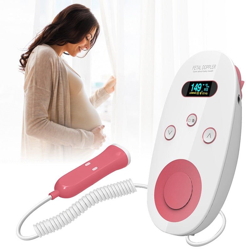 Waterproof Doppler Fetal Heartbeat Monitor - Radiation Free