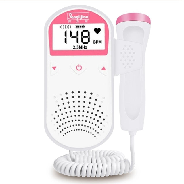 HL Prenatal Fetal Doppler Baby Heartbeat Monitor - 2.0MHz, No Radiation