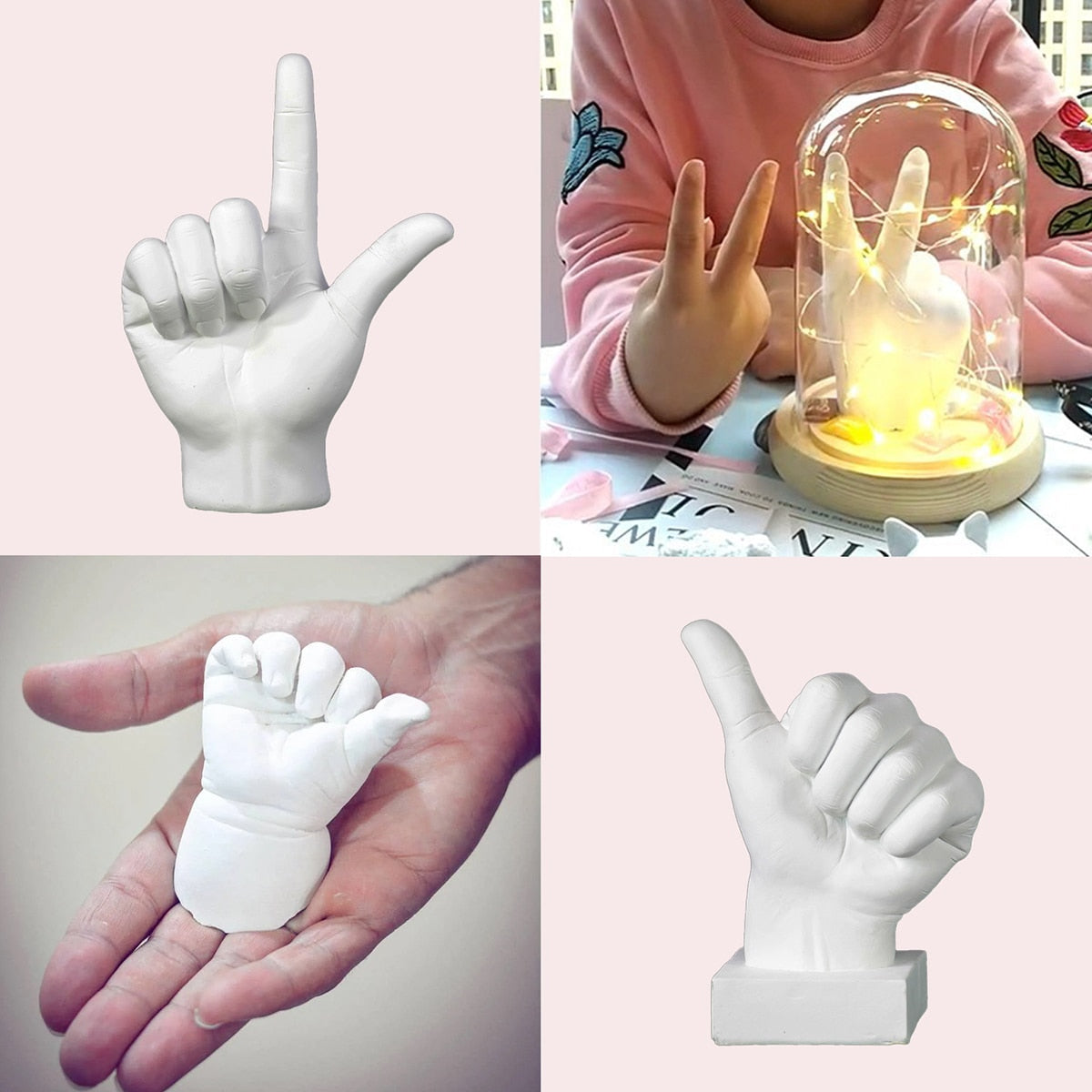 Keepsake Baby Hands and Feet 3D Mold Casting Powder Kit